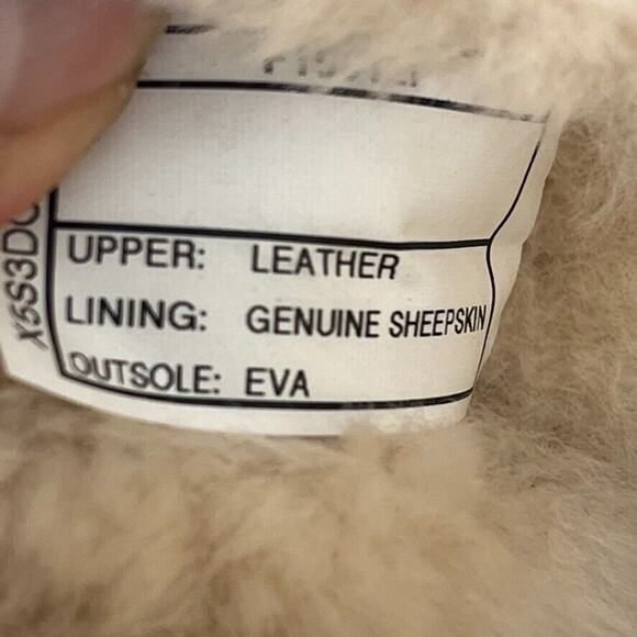 UGG Australia Boots Womens 6 Classic Short Leather Real Fur Zebra Print Lined - Picture 12 of 13